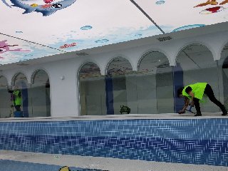 游泳池清洁案例